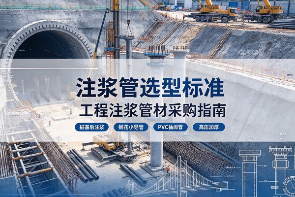 新宁注浆管选型标准